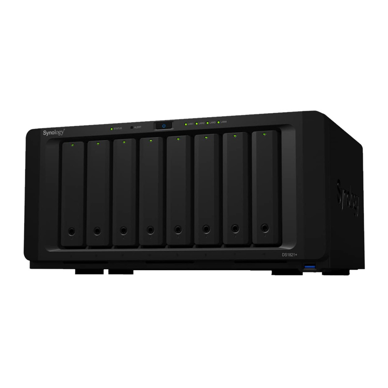 Picture of Synology DiskStation DS1821+ Network Attached Storage Drive (Black)